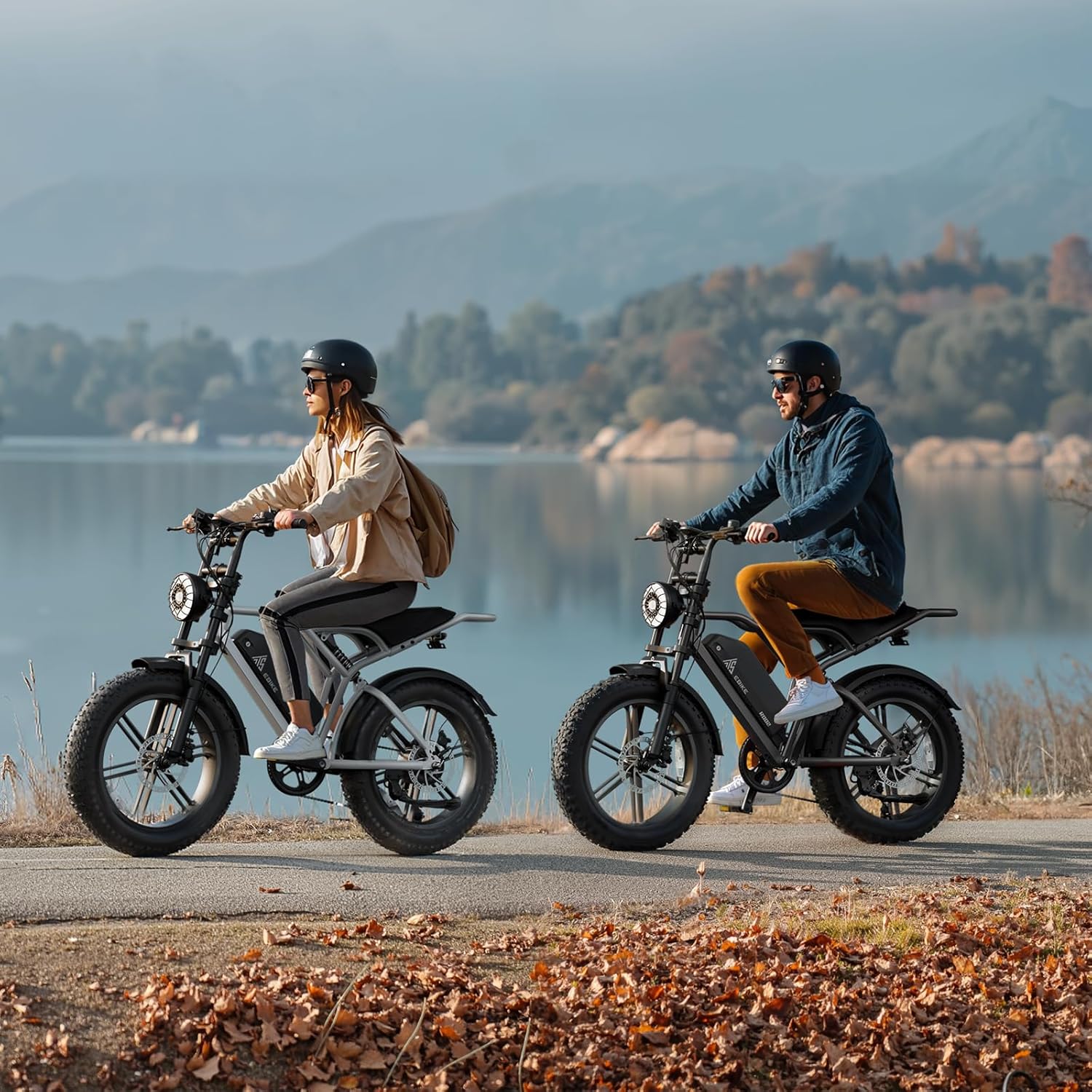 TST Electric Bike for Adults 1500W Peak 20" Fat Tire All-Terrain E-Bike 60/110 Miles Electric Dirt Bike - 48V 15/25 AH Battery Tested to UL 2849 Powered Electric Bicycle
